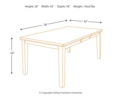 Ralene - Dining Room Table