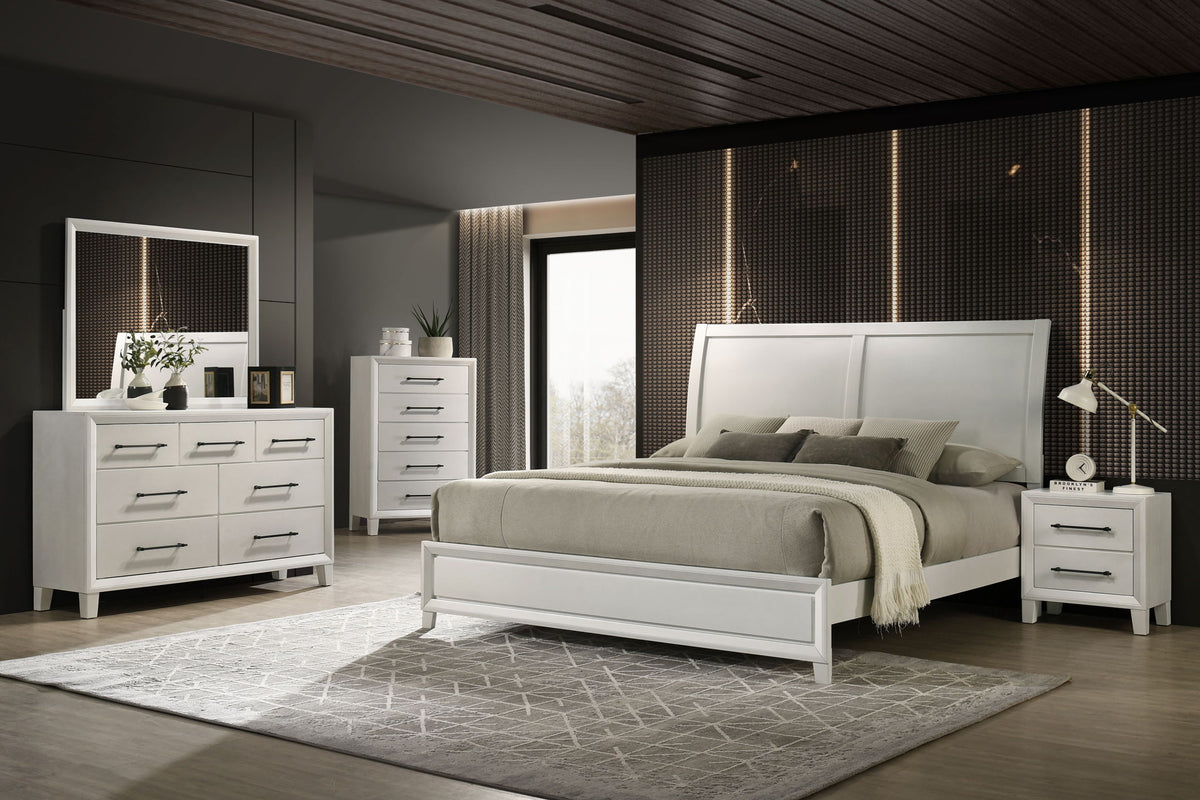 Ballard - 4/6 Full Headboard, Footboard & Slat Kit - White