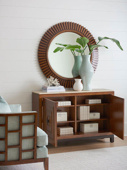 Ocean Club - Reflections Mirror - Dark Brown