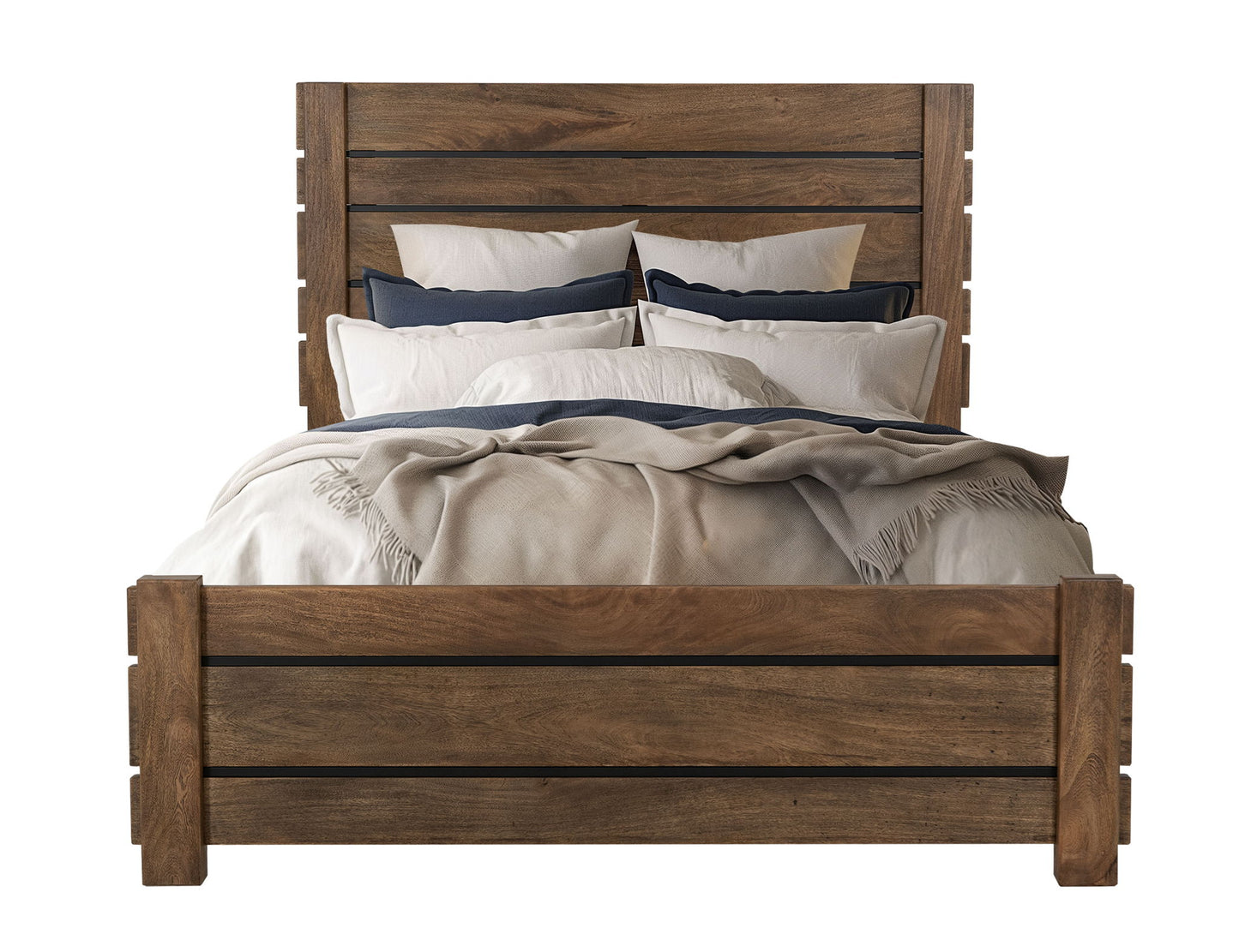 Merida - Queen Headboard - Barrel Brown