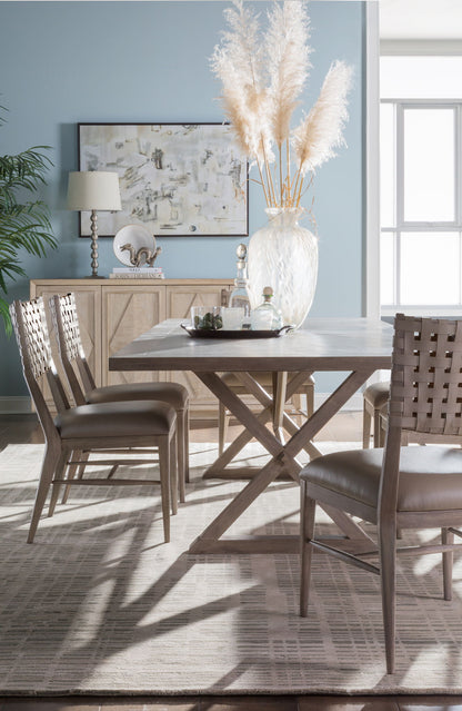 Montecito - Hollister Round Cocktail Table - Light Brown