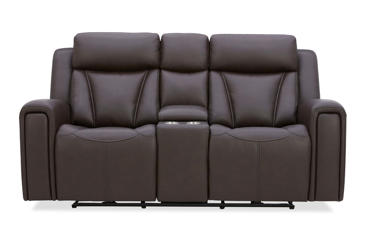 Maveric - Power Zero Gravity Console Loveseat P3 - Bette Coffee