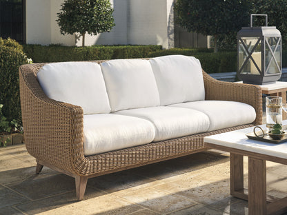 Isle Of Palms - Sofa - Dark Brown / White