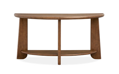 Tanner - Demilune Sofa Table - Tawny Brown