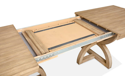 Coventry - Extendable Trestle Dining Table - Honey Maple