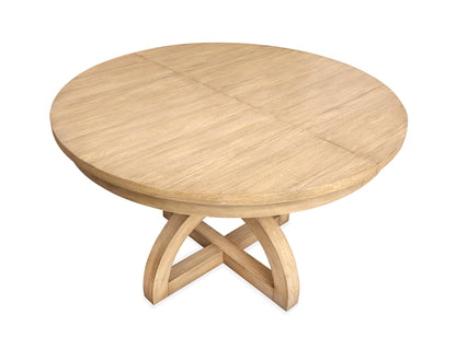 Coventry - Extendable 48" Round Dining Table - Honey Maple