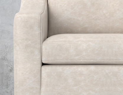 Natural Parota - Armchair - Marfil