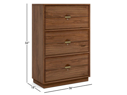 Selena - Drawer Chest - Brown