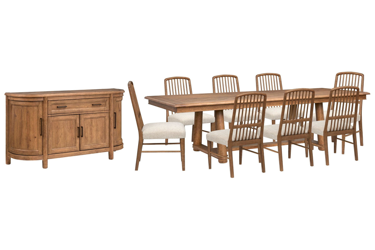 Woodward - Trestle Extendable Dining Table Set