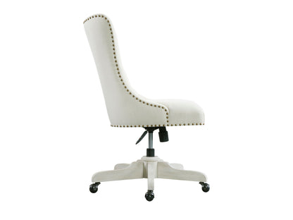 Maisie - Upholstered Desk Chair - Champagne