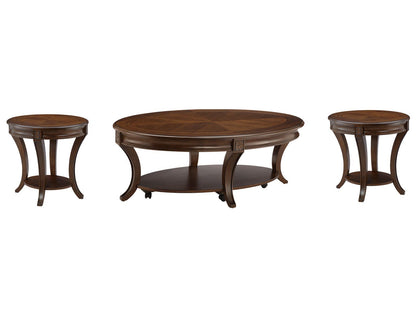 Winslet - Round Caster Cocktail Table Set