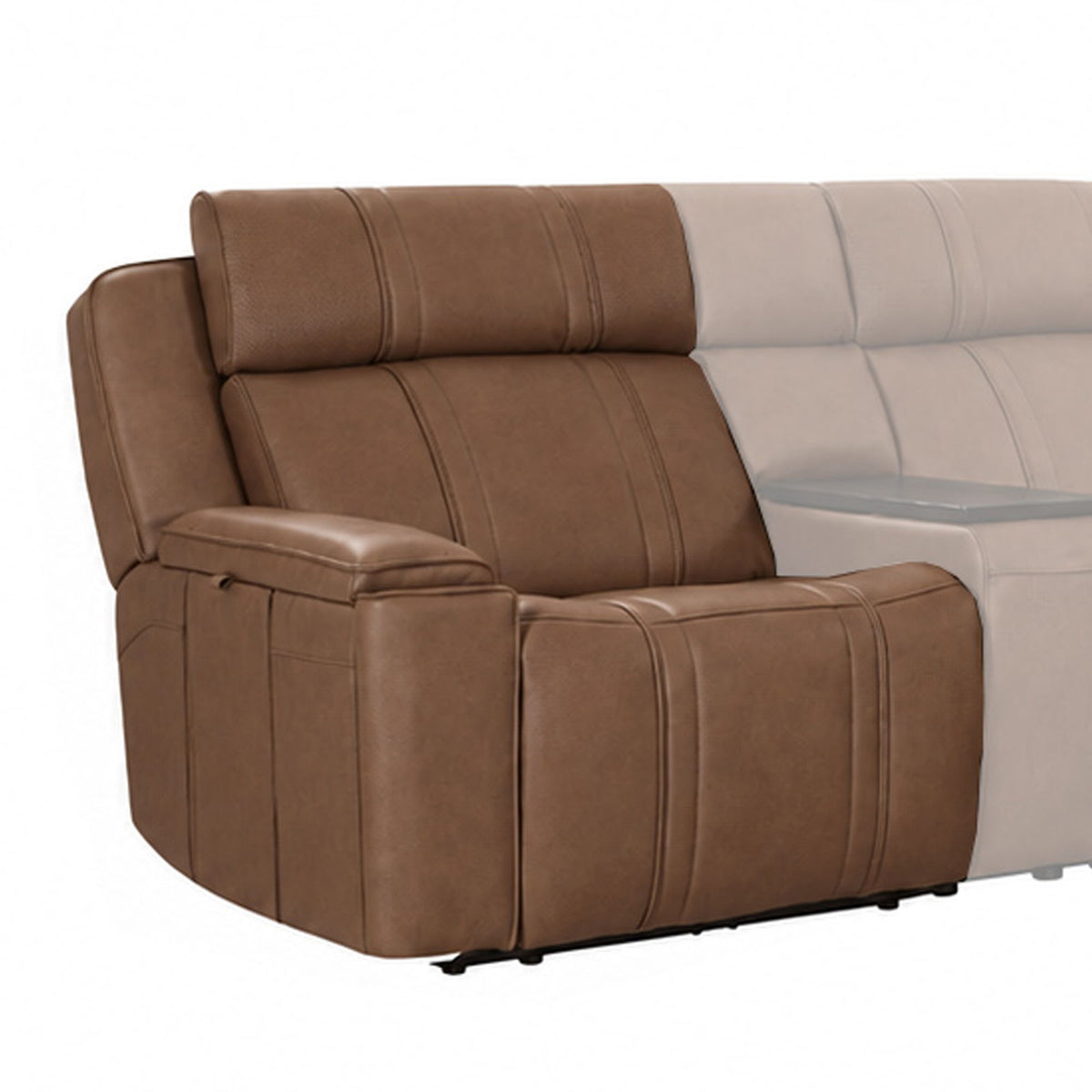 Sausalito - Power Zero Gravity Left Arm Facing Recliner With Immersive Audio P3 - Spice Envy