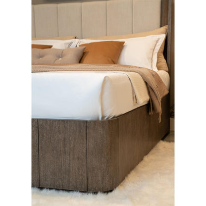 Sariel - King Shelter Footboard - Dark Brown