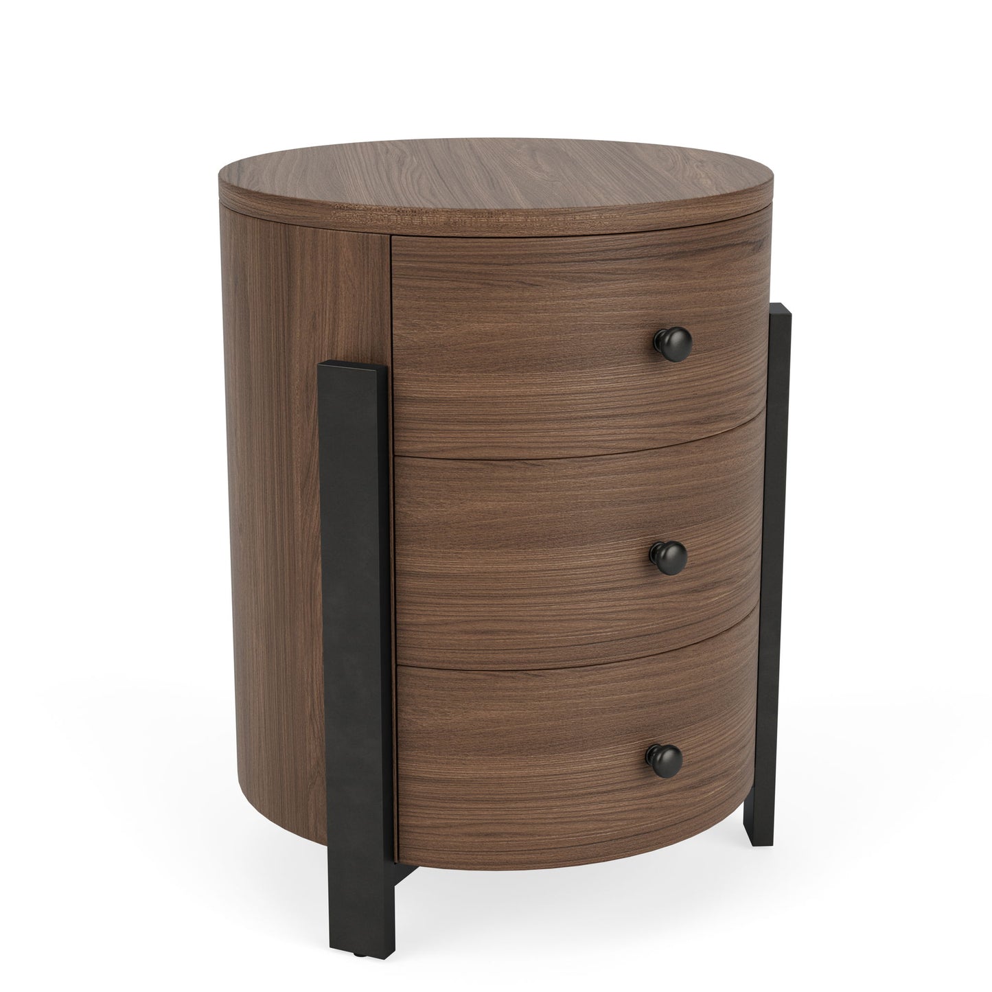 Nova - Chairside Table - Nouveau Walnut