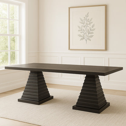 Plateau - Rectangle Dining Top - Rustic Espresso