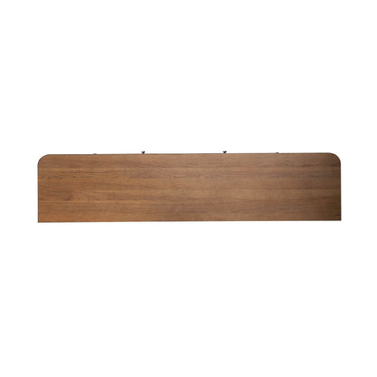 Fireplace TV Consoles - 80" Fireplace TV Console FTS - Brown
