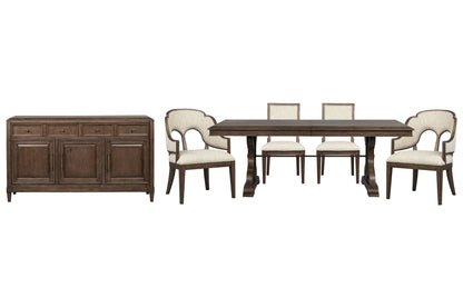Jubilee - Extendable Trestle Dining Table Set