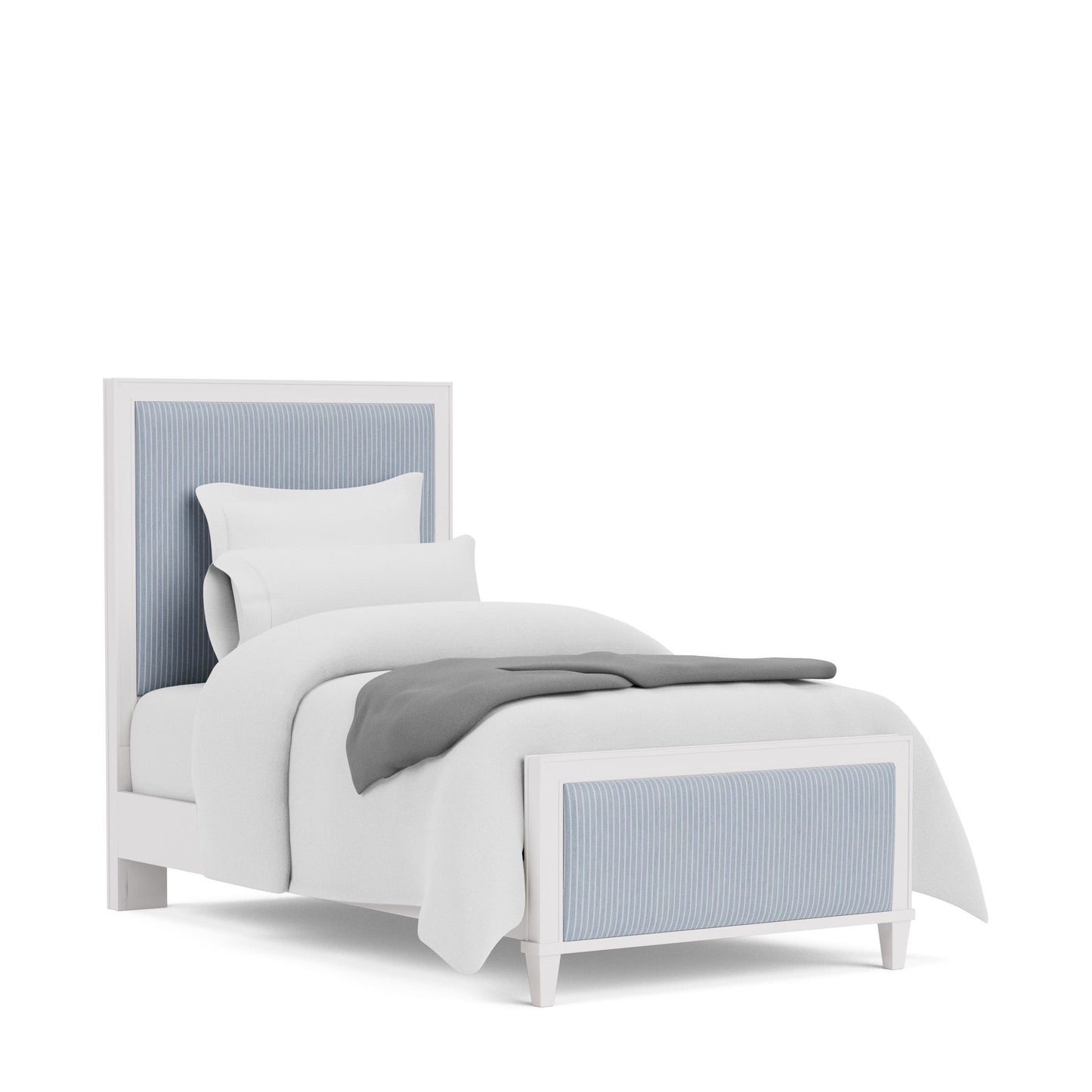 Rosalie - Twin Upholstered Headboard - Blue / White