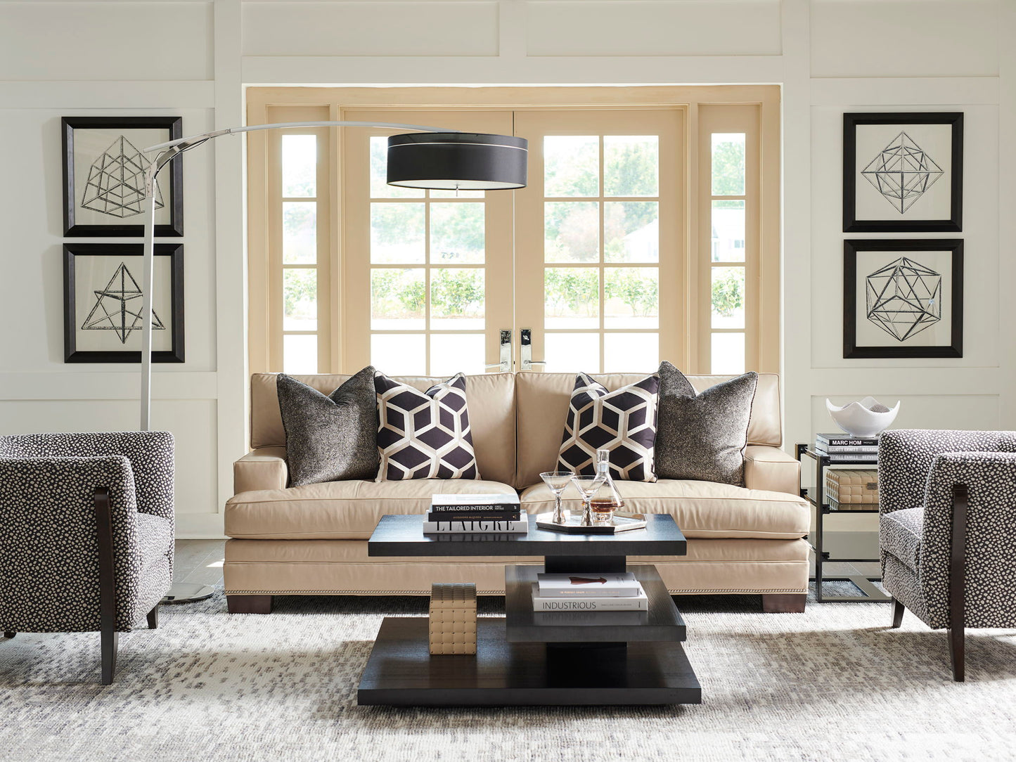 Couture Leather - Tyson Leather Sofa - Beige