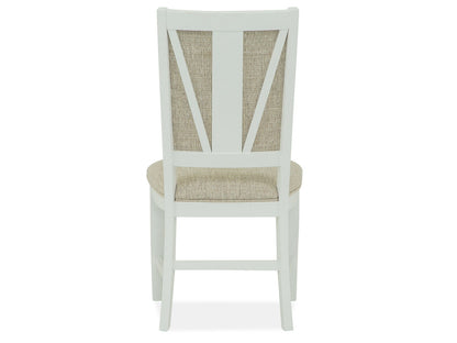 Heron Cove - Step Up Side Chair With Upholstered Seat & Back (Set of 2) - Chalk White