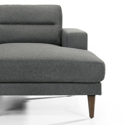 Vale - Left Arm Facing Loveseat - Gray