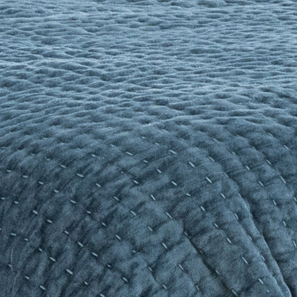 Bari - Velvet Sham - Stone Blue