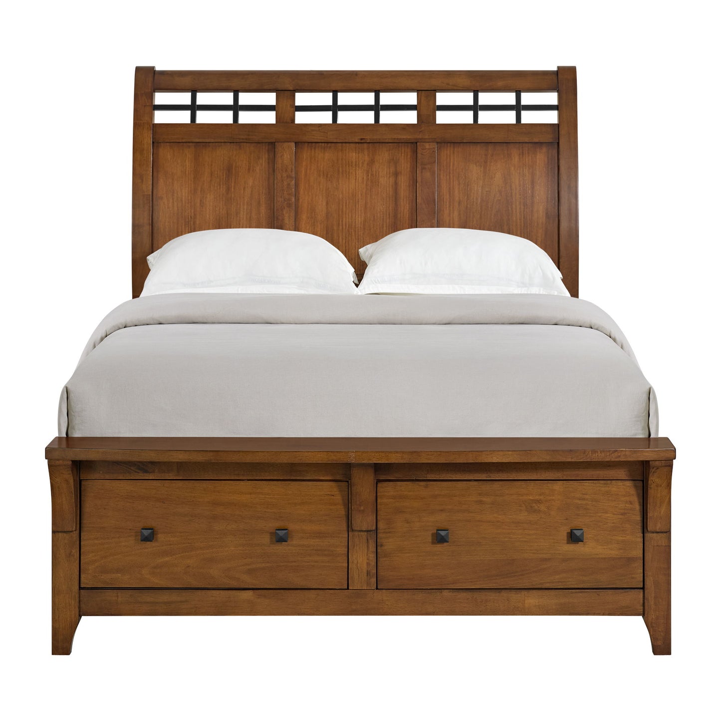 Gage - Queen Sleigh Headboard - Chestnut
