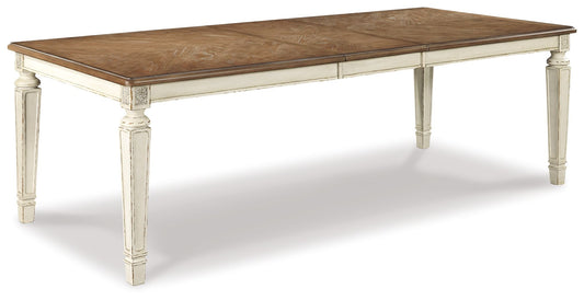 Realyn - Rectangular Dining Room Extension Table - Chipped White