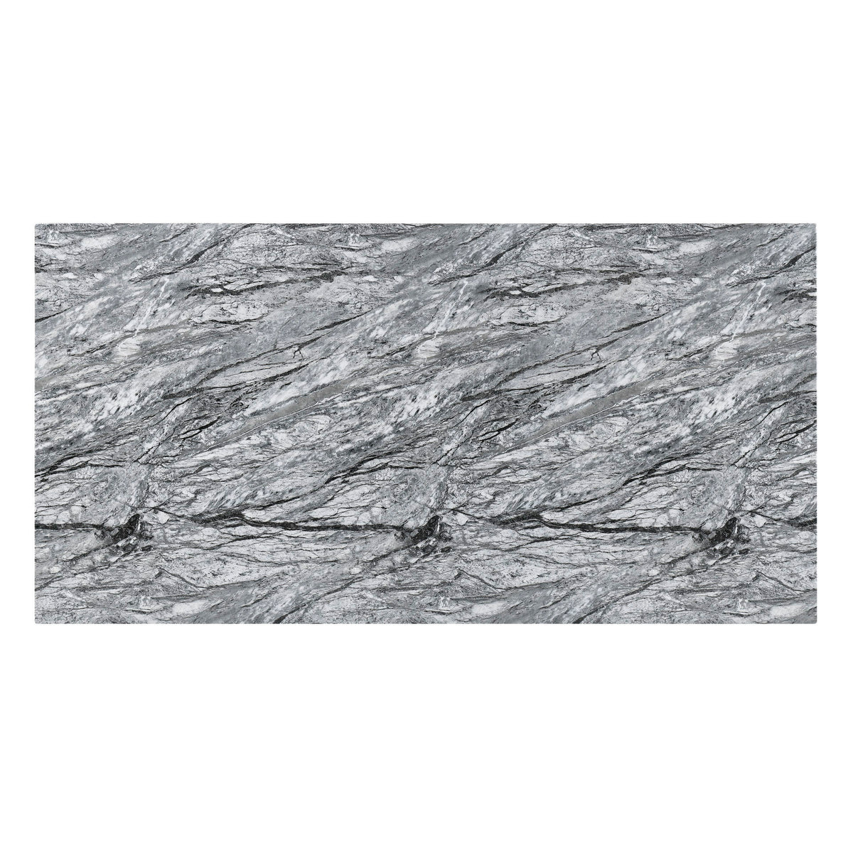 Lyra - Dining Table Top And Base Bottom - Gray Faux Marble