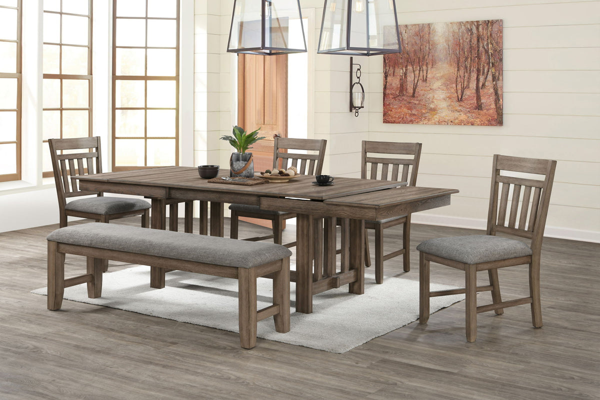 Harrisburg - Dining Table Base - Walnut