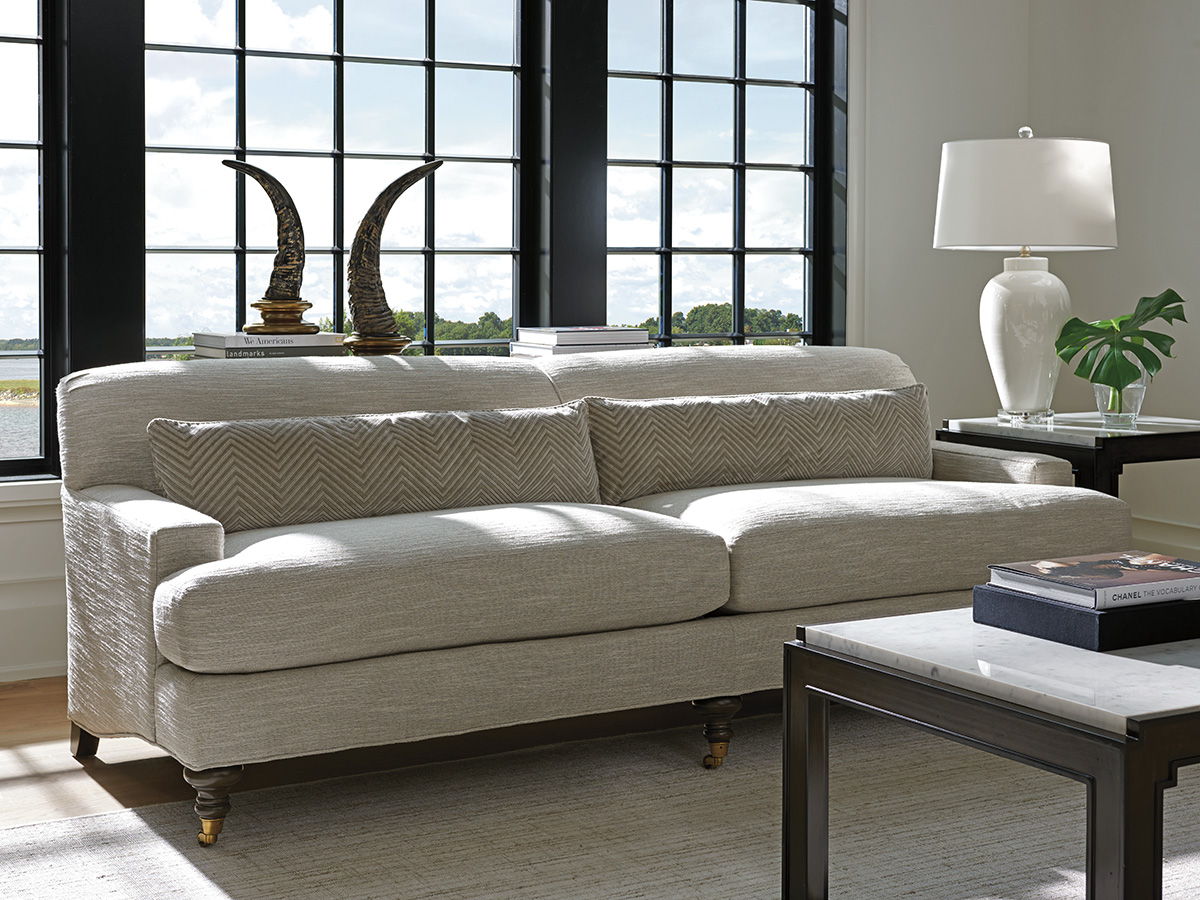 Barclay Butera Upholstery - Oxford Sofa - Dark Gray