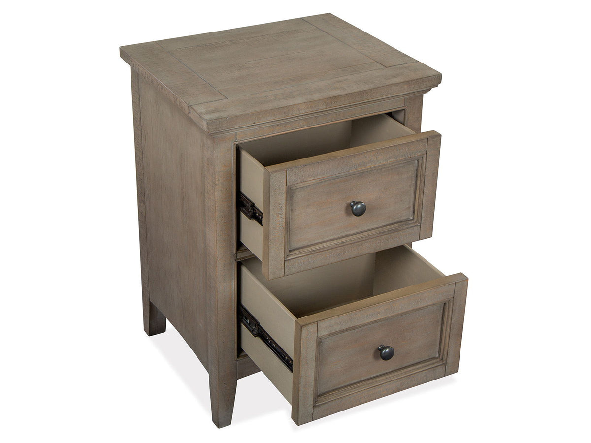 Paxton Place - Small Drawer Nightstand - Dovetail Gray