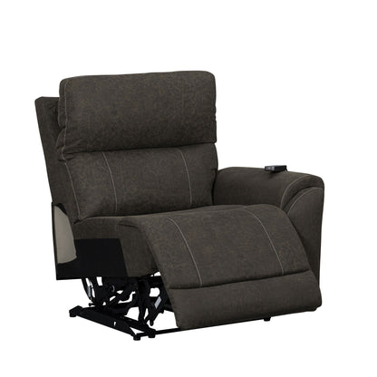 Gaia - RAF Recliner With Power Headrest, Footrest, Massage, Heat - Sable