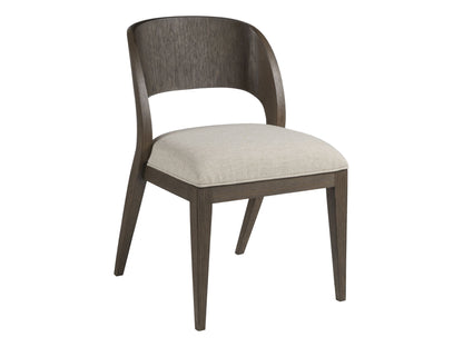 Andare - Dining Side Chair - Dark Brown / Gray