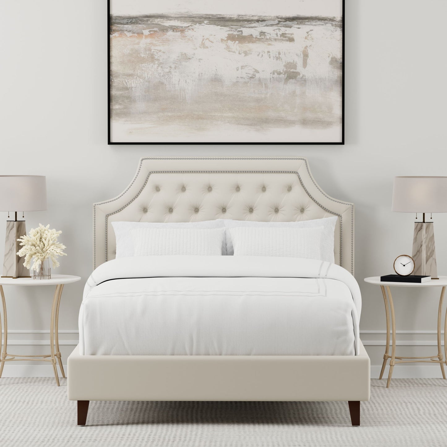 Jasmine - California King Headboard - Champagne Natural