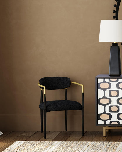 Jenson - Dining Chair - Black / Gold
