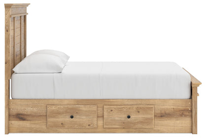 Makidern - Panel Storage Bed With Under Bed Storage Unit