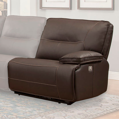 Spartacus - Power Right Arm Facing Recliner - Chocolate