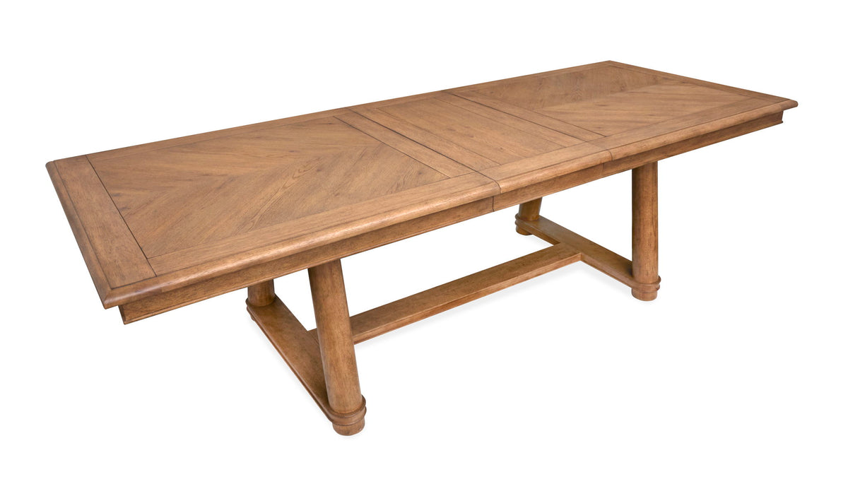 Woodward - Trestle Extendable Dining Table Set