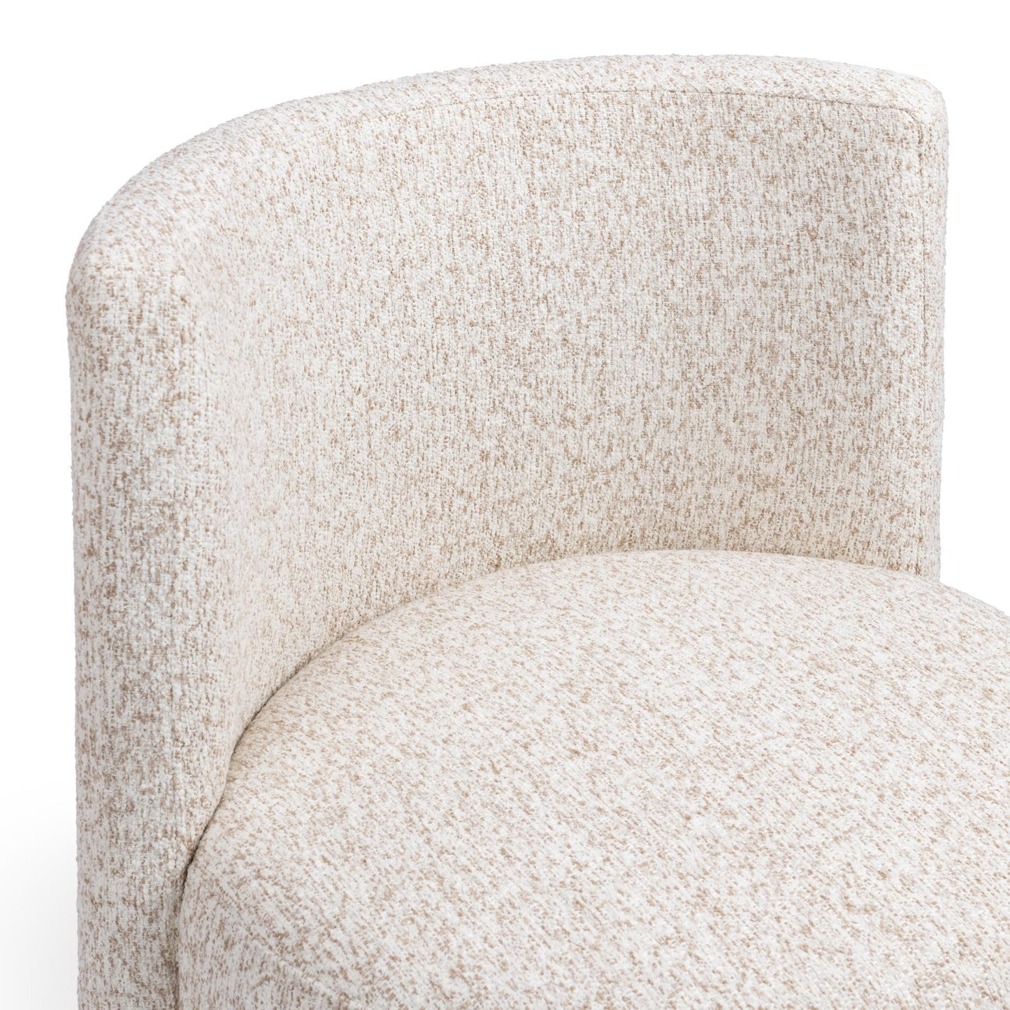 Solano - Outdoor Swivel Dining Chair - Hushed Oat