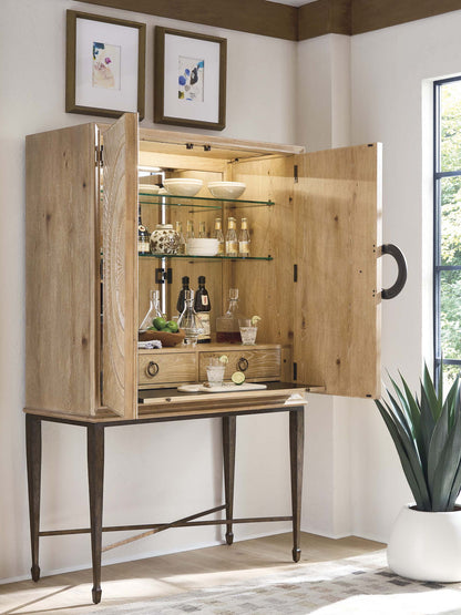 Montecito - Hammond Bar Cabinet - Light Brown