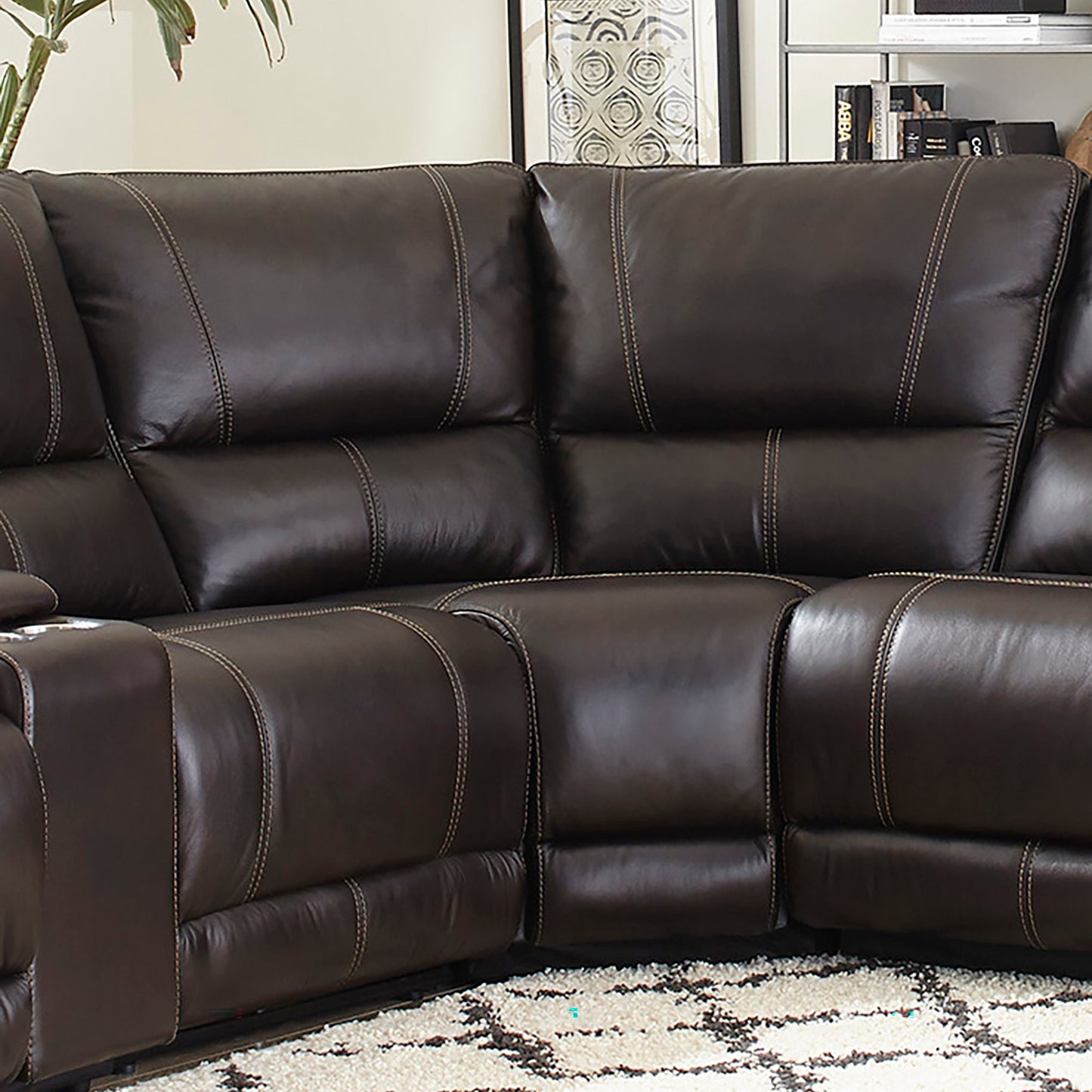 Whitman - Powered By Freemotion Cordless Corner Wedge - Verona Coffee