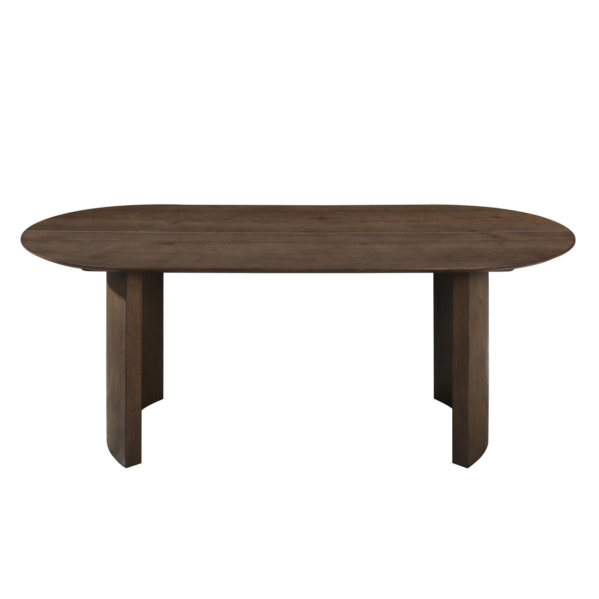 Kody - Oval Dining Table Base - Dark Walnut
