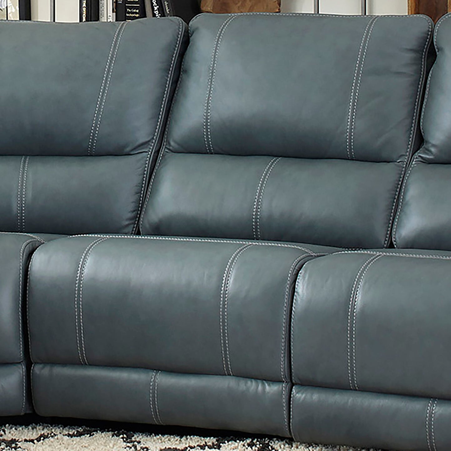 Whitman - Powered By Freemotion Cordless Armless Chair - Verona Azure