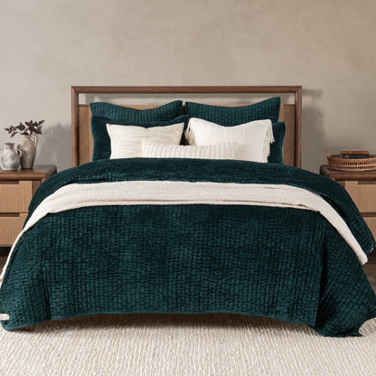 Bari - Velvet Sham - Emerald