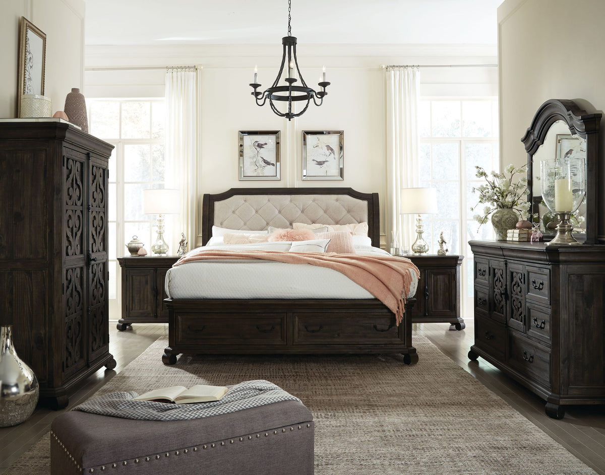 Bellamy - Complete Sleigh Storage Bed