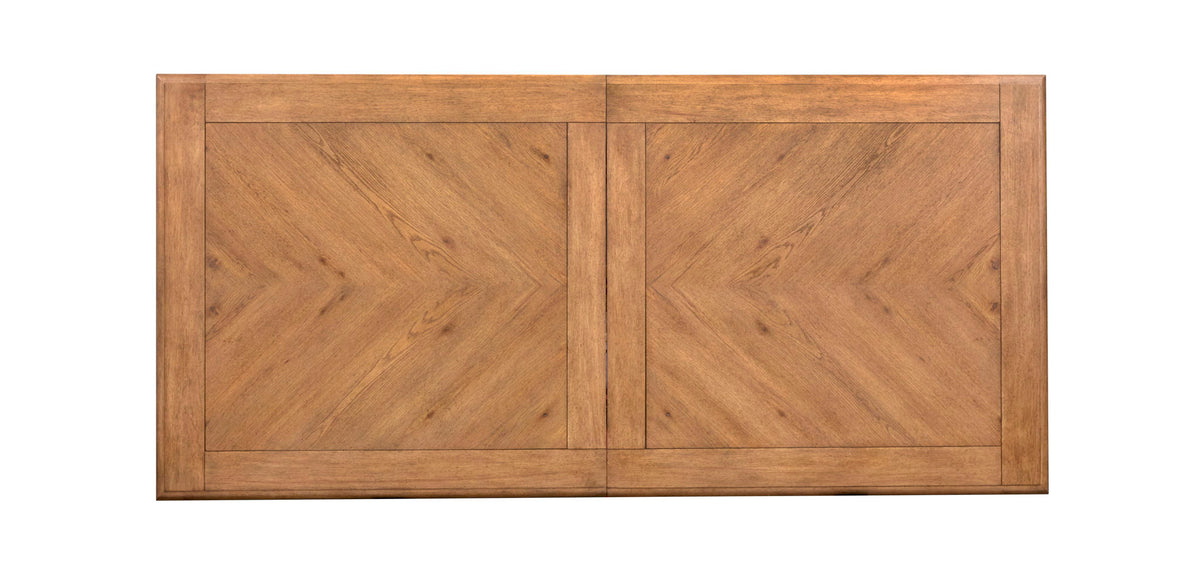 Woodward - Trestle Extendable Dining Table - Dark Clove