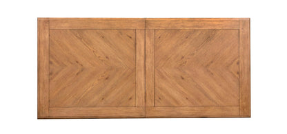 Woodward - Trestle Extendable Dining Table - Dark Clove