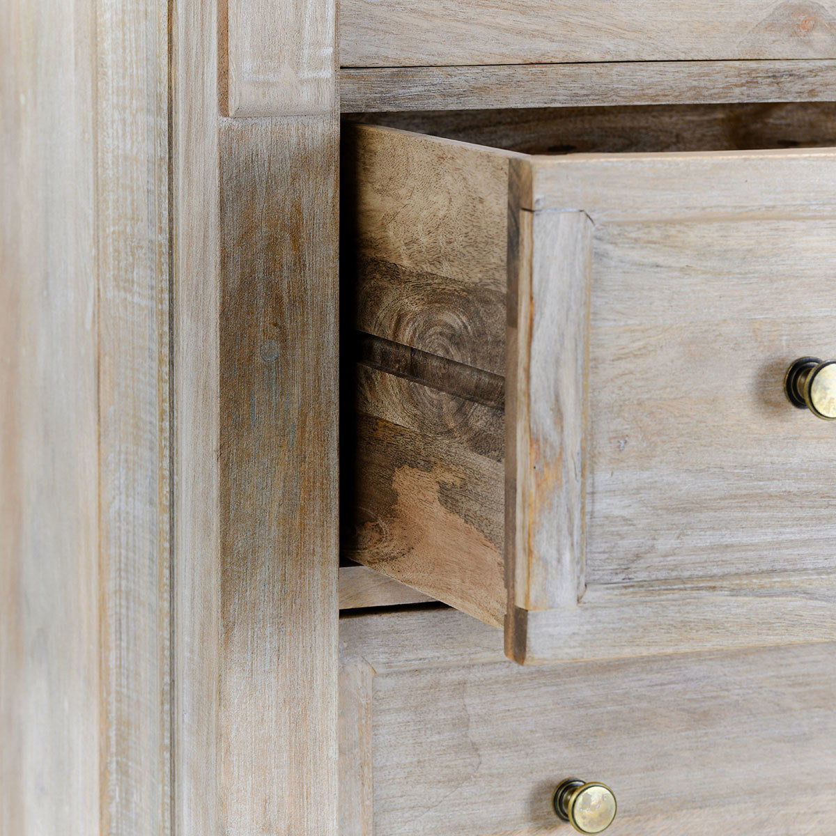 Adelaide - 6 Drawer Chest - Natural Cream Wash