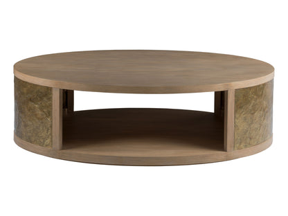 Simpatico - Simpatico Oval Cocktail Table - Light Brown